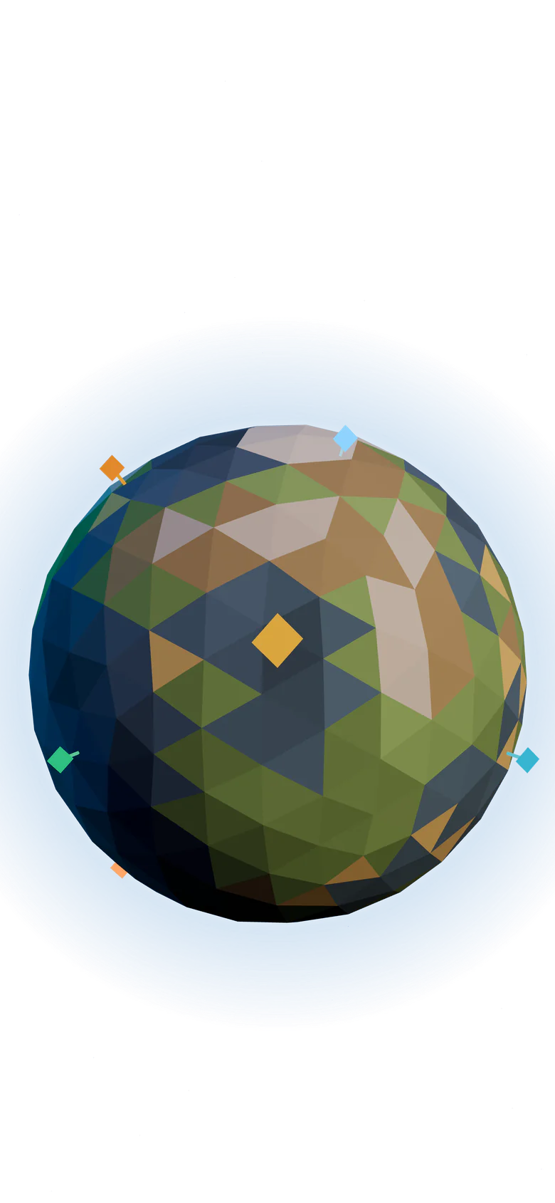 The world map